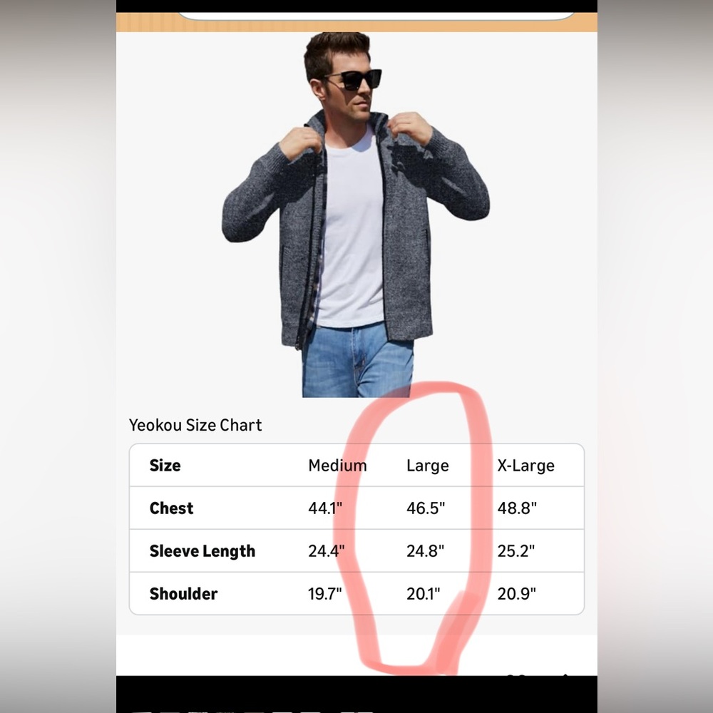 Gray Zip-Up Sweater - Picture 4 of 4